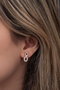 Heliophilia Silver Pendientes de Plata de Ley 925 con Circón